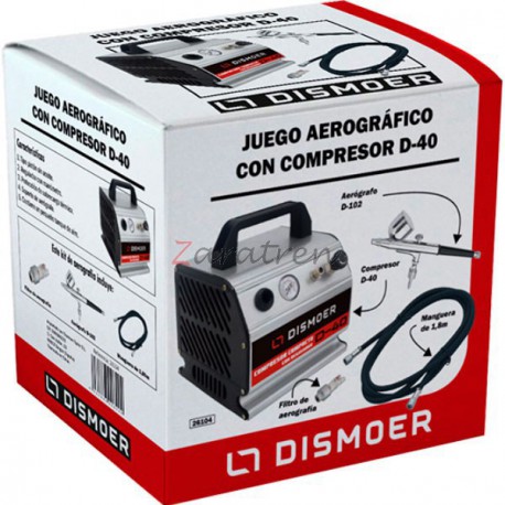 Juego Aerografico Dismoer Compresor D-40