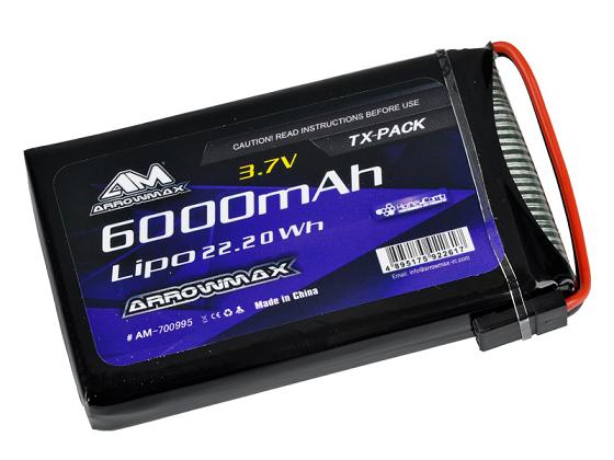 Bateria Lipo ARROWMAX 3.7V 6000MAH Sanwa M17