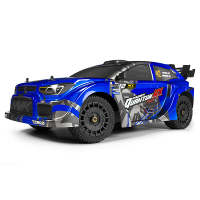 Coche Quantum RX Flux 4S 1/8 4WD Rally Car - Blue