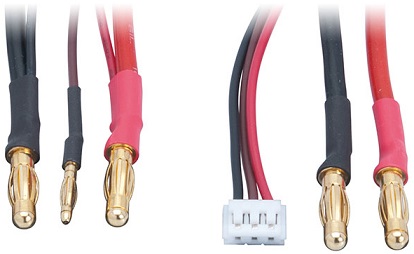 Cable carga LiPo 2S c/balanceador 50cm. LRP