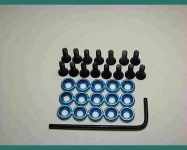 Arandelas conicas 3mm con tornillos y llave allen(15u) Color Pla