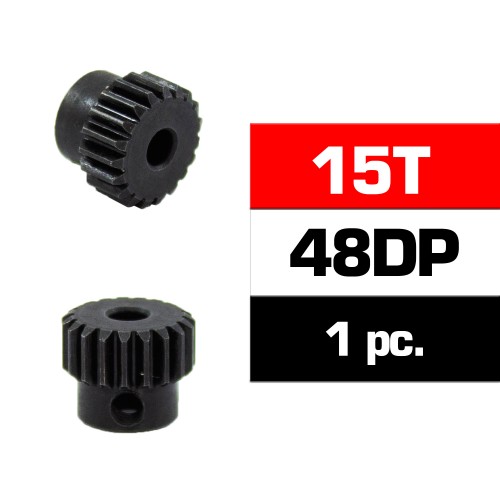 Piñon 48DP 15T Acero HSS 3.17mm