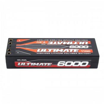 Bateria Lipo Stick 7,4V. 6000 MAH 110C Doble Conexion 4mm
