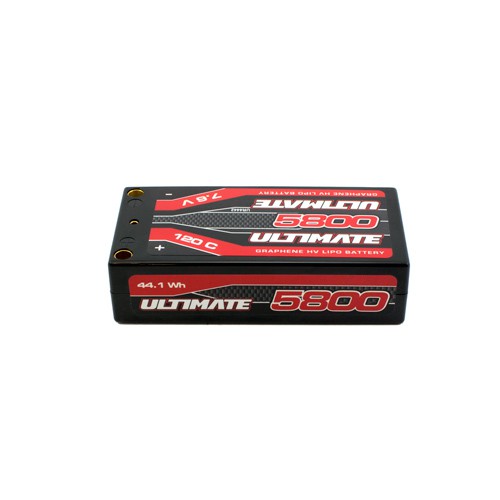 Bateria Ultimate Grafeno HV Lipo Shorty 7.6V. 5800MAH 120C CONEX