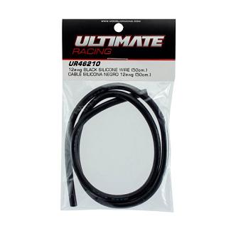 Cable Silicona Negro 12AWG (50cm)